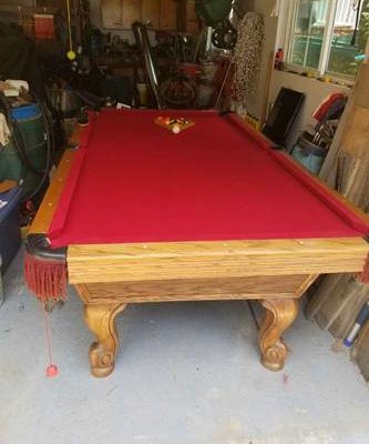 8Ft Olhausen Pool Table(SOLD)