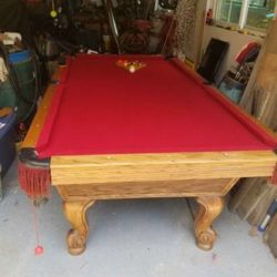 8Ft Olhausen Pool Table(SOLD)