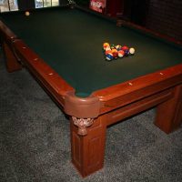 The C.L Bailey CO Pool Table